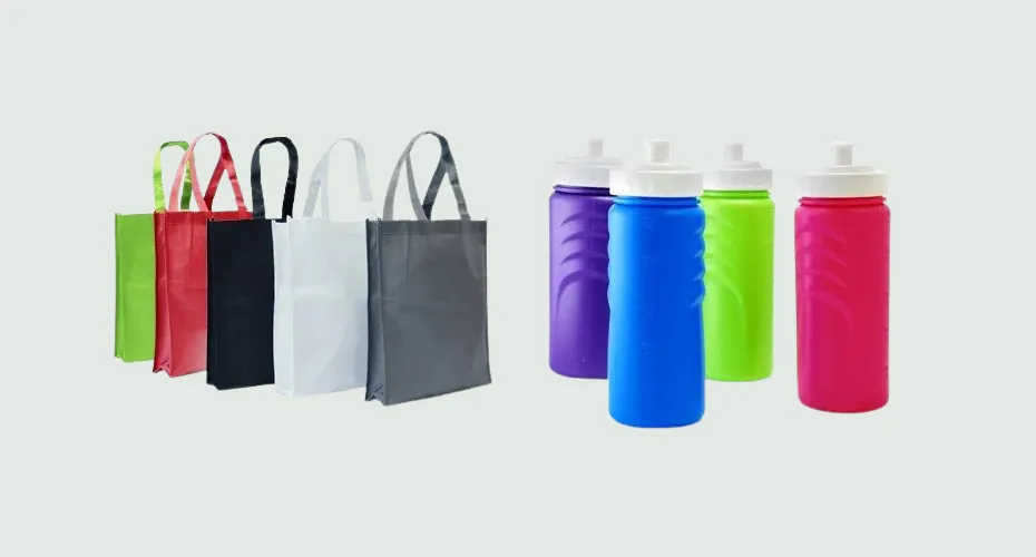 Custom Bags vs Custom Drinkware