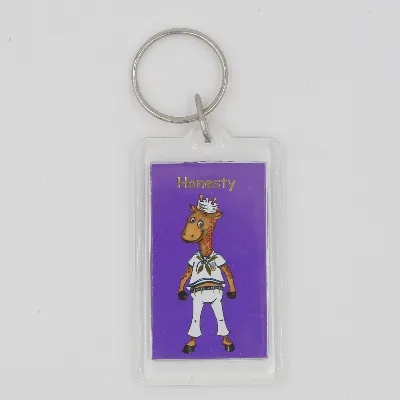 Acrylic Plastic Keychain