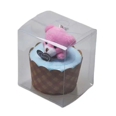 Towel Bear Cupcake