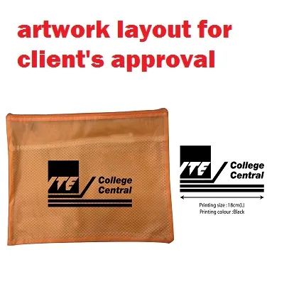 Document Bag with Zip