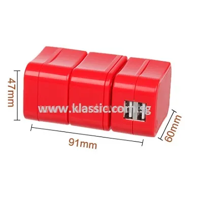 Universal Travel Adaptor - 2USB