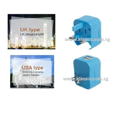 Universal Travel Adaptor - 2USB