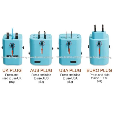 Universal Travel Adaptor - 2USB