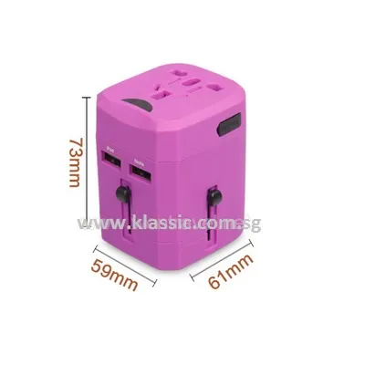Universal Travel Adaptor - 2USB